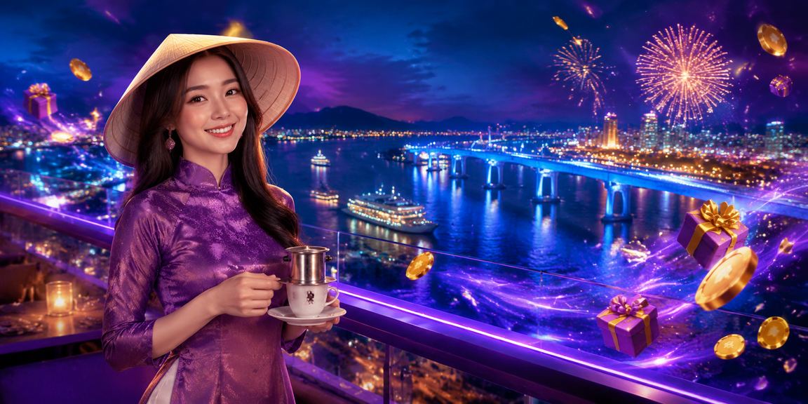 Người chơi xổ số tại Huế ngồi cà phê tra cứu kết quả lô đề trên điện thoại